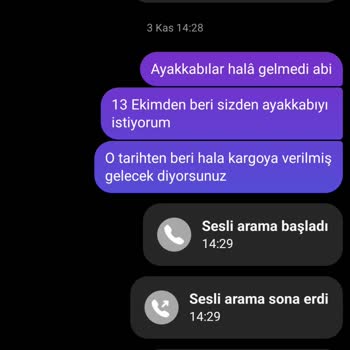 Demirci Brothers Ürünlerin Yanlış Gönderilmesi Sebepsiz Yere Ürünü Göndermeme