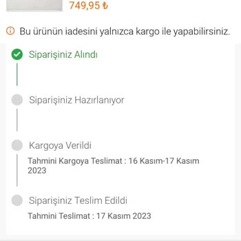 FLO Ayakkabı FLO Uygulaması Siparişimi Kargolamadı