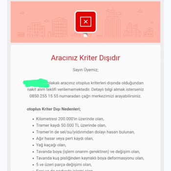 otoplus letgo Yazılı Bilgi Eksikliği