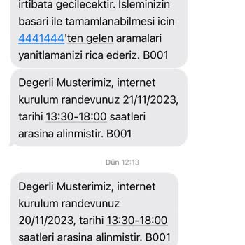 Türk Telekom Ev İnterneti Randevu Verip Gelmiyor 4 Defadır