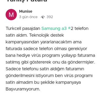 Turkcell Yanlış Fatura Hala Dönüş Sağlanmadı