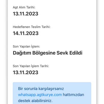 AGT Kargo Firmasının Sorumsuzluğu!
