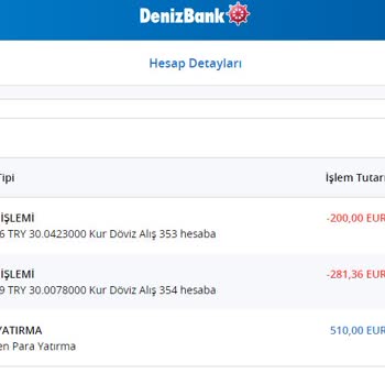 Denizbank Banka Bana Sormadan Yatırım Hesabımdaki Dövizi Bozdu