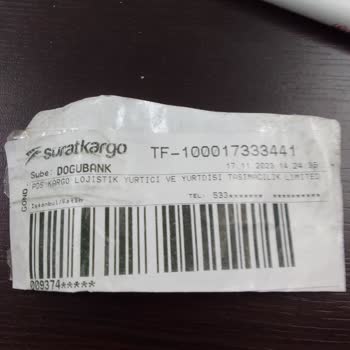 Dogubankcarsi.com Yanlış Ürün Gönderilmesi