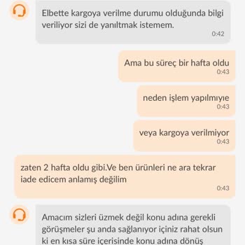 Trendyol, İadesini Kabul Etmeyen Ürünlerimi Tarafıma Göndermemektedir!