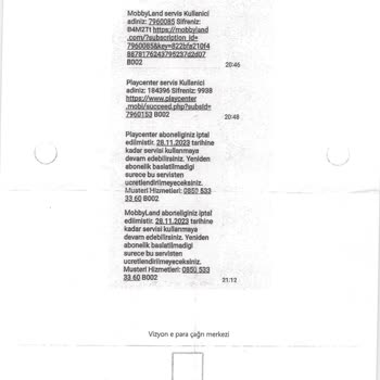 Vizyon Elektronik Para Şirketi Sizden Habersiz Abonelikler Yapıyor