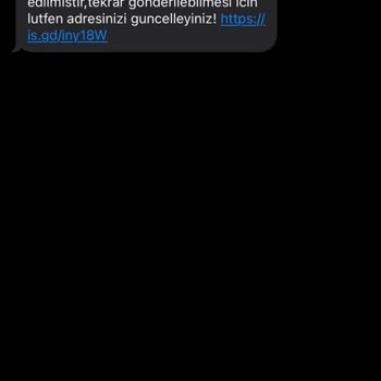 Kargo'dan Mesaj Aldım