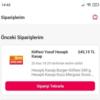 Yemeksepeti Geciken Ve Kaybolan Sipariş Mağduriyeti