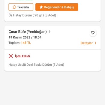 Trendyol Yemek Trendyolgo Sipariş İadesi
