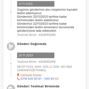 MNG Kargo Kargom Yozgat'a Gitmiş Çapraz Kargo Yapmışlar