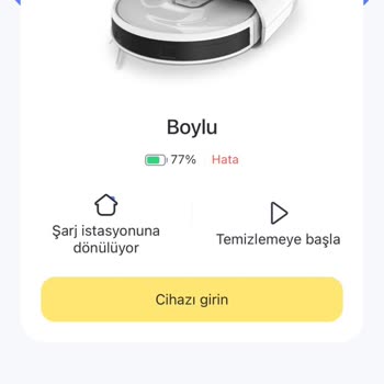 Neabot Nomo Q11 Robot Süpürge 6 Kez Servis Görmesi Garanti Süresince