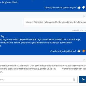 TurkNet İnternet Hizmeti Alamıyorum.