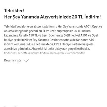 Vodafone Çarkıfelek İnternet Vermiyor