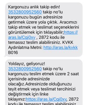 Aras Kargo Ürünümü Teslim Etmedi Aras Kargo Pişmanlıktır