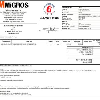 PHILIPS Ev Aletleri Philips Airfry Servisin Garantili Cihazdan Ücret İstediği Kapak Sorunu