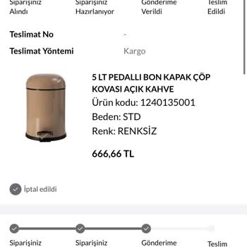 Mudo Kafasına Göre Sipariş İptali Gerçekleştiriyor