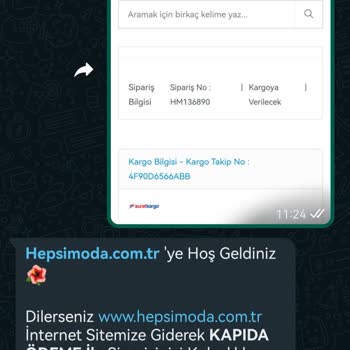 Hepsi Moda Dönüş Yapmıyor Paramı Ödememe Rağmen Kargomu Çıkarmıyor