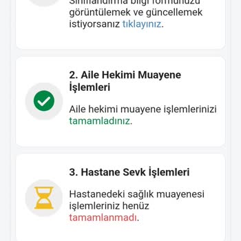 Aile Sağlığı Merkezleri Yoklama Başvurusu Güncellemek İstiyorum
