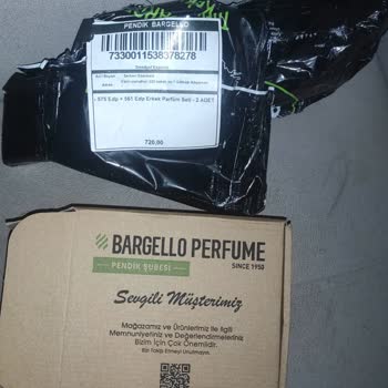 Bargello Perfume Eksik Ürün Gönderdiler