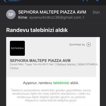 Sephora Güzellik Servisi Maltepe