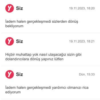 Yemeksepeti Muhatap Yok Yanlış Bilgi Veriliyor