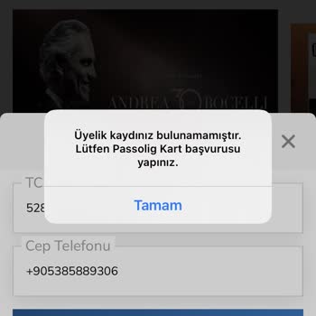 Passolig Uygulama Giriş Yapılamıyor