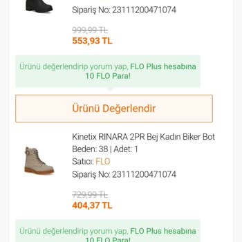 FLO Ayakkabı FLO Ücret İadesi Yapmıyor