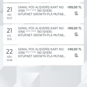 Kitup Habersiz 3 Ay Boyunca Para Çekilmiş