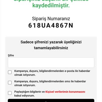 Çetinkaya Siparişim Ortada Yok