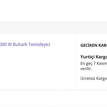 N11 Den Satın Aldığım Karcher Sc4 Buharlı Temizleyici