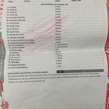 Pilot Garage Pilot Garaja Ekspertiz Yaptırmayın Pert Araca Orijinal Rapor Verdiler