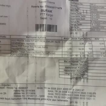 Kafa Dengi Yayınları İsem Kitap Eksik Ürün Gönderimi