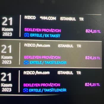 HM Hata Verip Para Çekilmesi