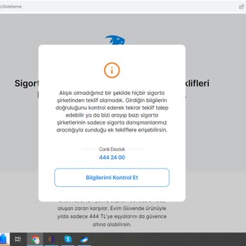 Sigortam.net DASK Poliçemi Deprem Bölgesindeyim Diye Yenilemiyorlar.