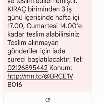 MNG Kargo Paketi Getirmeme, Teslim Edememek