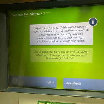 Garanti BBVA Garanti ATM Ye Para Sıkıştı. Ne Paramı Verdi Ne De Hesabıma Aktardı.