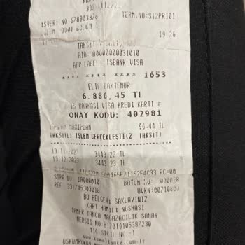 Tamer Tanca Ürün İade Talebi