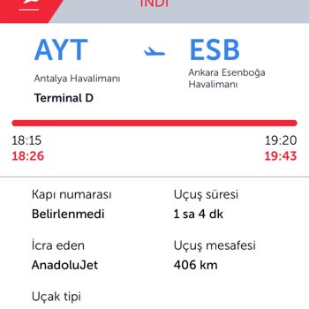 THY Aktarmalı Uçuşa Yetiştirilememiş Olmam