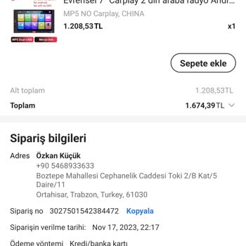 Aliexpress Çevrimiçi Alışveriş Sitesinde İade Süreci Sorunu