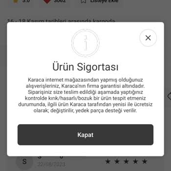 Karaca Züccaciye Müşterinin Mağdur Edilmesi