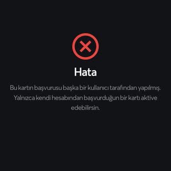Papara Kart Aktive Edemiyorum