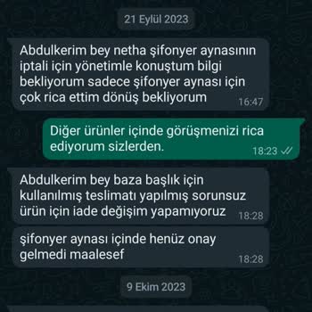 Enza Home Enza Sipariş, Gecikme Ve Yetkili Sorunu