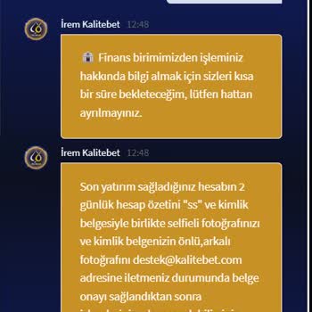Kalitebet Paramı Ödemeyip Hesabımı Kapattı!