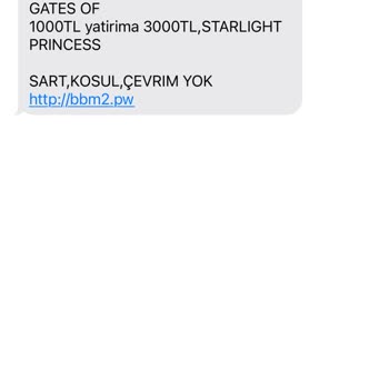 Türk Telekom Bahis Sitelerinden Gelen Mesajlar