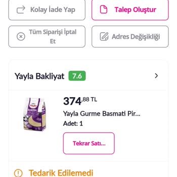 Yayla Bakliyat Yanıltıcı İndirim Ve İptal Sorunu