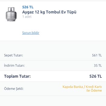 Aygaz Tüp Bayisinin Sorumsuzluğu