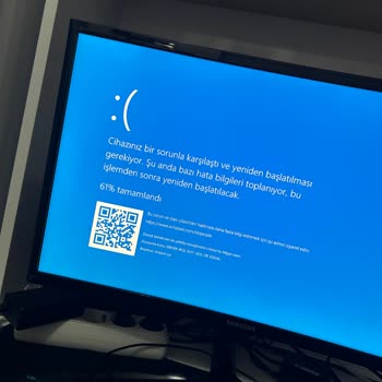 İtopya Bilgisayar Hazır Sistem Mavi Ekran Veriyor