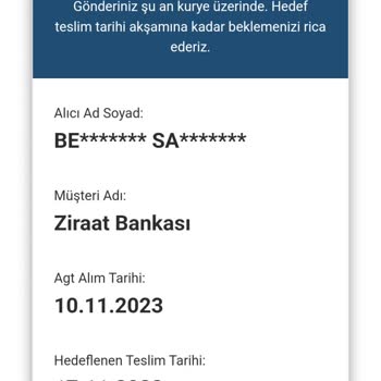 AGT Kurye (aynigunteslim.com) ATM'de Unutulan Kart Ve Teslimat Gecikmesi
