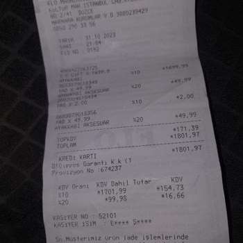 FLO Mağazası Ürün Hatası