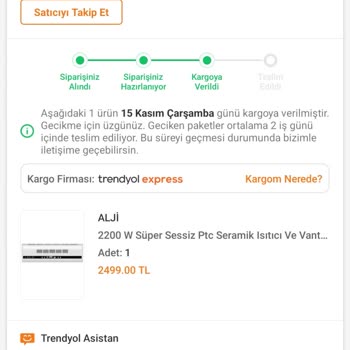 Trendyol Express Kargomu Bana Ulaştırmamak İçin Ant İçmiş